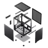 Obudowa PC Jonsbo C6 Czarna ITX, micro ATX