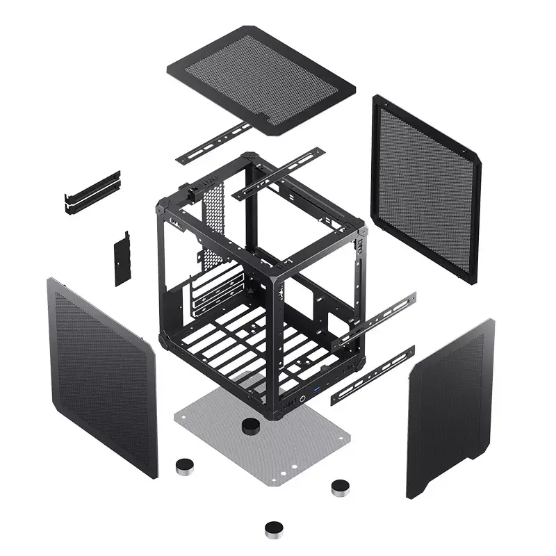 Obudowa PC Jonsbo C6 Czarna ITX, micro ATX