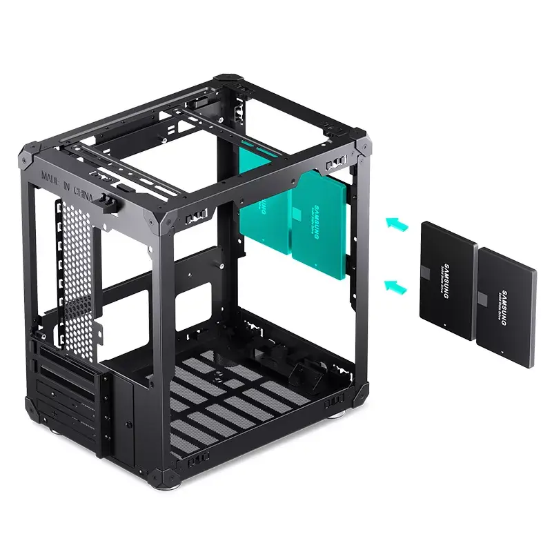 Obudowa PC Jonsbo C6 Czarna ITX, micro ATX
