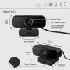 Kamera internetowa HP 430 FHD, 2 MP, 1920 x 1080 pikseli, Full HD, 60 kl./s, 85°, do domu