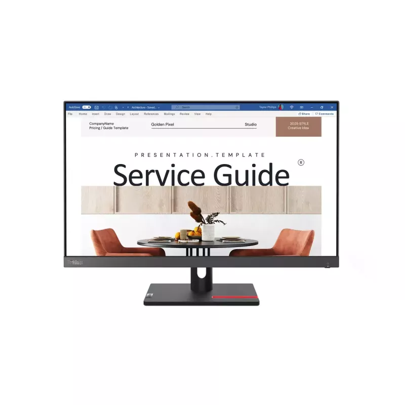 Monitor komputerowy Lenovo ThinkVision S24i-30 60,5 cm (23,8 cala) 1920 x 1080 pikseli Full HD LED Czarny