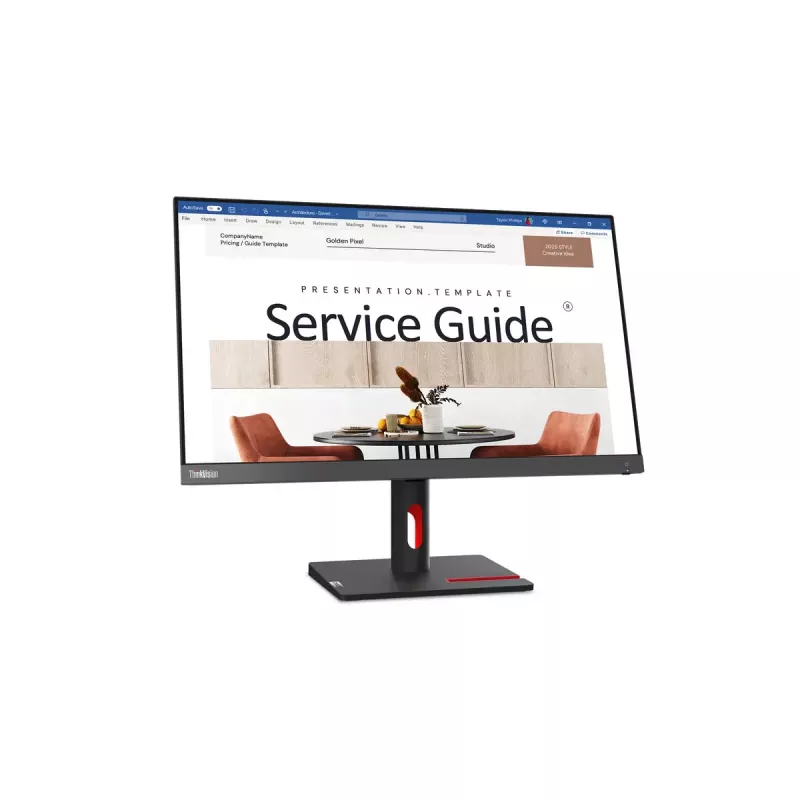 Monitor komputerowy Lenovo ThinkVision S24i-30 60,5 cm (23,8 cala) 1920 x 1080 pikseli Full HD LED Czarny