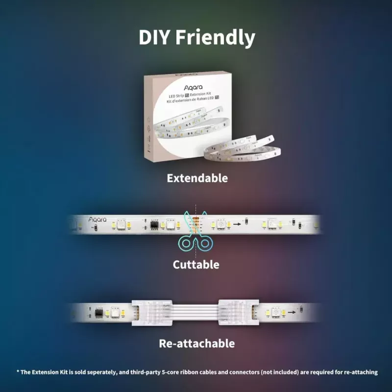 Smart LED Strip, AQARA T1, 2m (RLS-K01D)