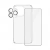 PanzerGlass ® 3-w-1 Zestaw iPhone 15 Pro Max, Apple, Apple - iPhone 15 Pro Max, Aplikacja na sucho, Odporny na wstrząsy, Przezroczysty, 1 szt.