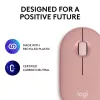 LOGITECH Pebble 2 M350s Bezprzewodowa Mysz Optyczna Rose