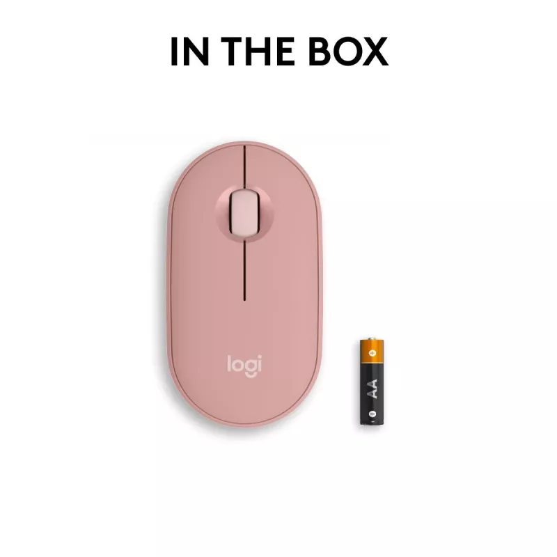 LOGITECH Pebble 2 M350s Bezprzewodowa Mysz Optyczna Rose