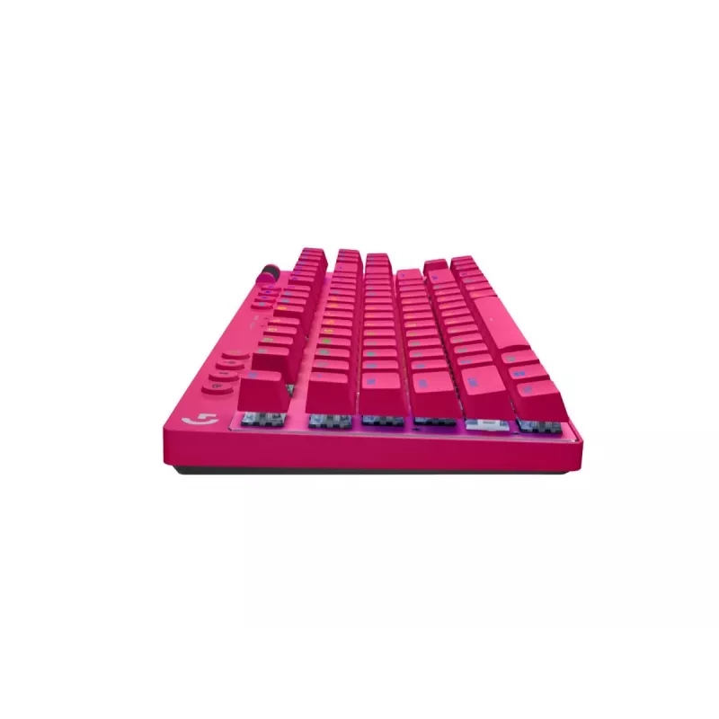 LOGITECH G Pro X TKL Lightspeed klawiatura gamingowa - Bluetooth - Różowa US International taktylna