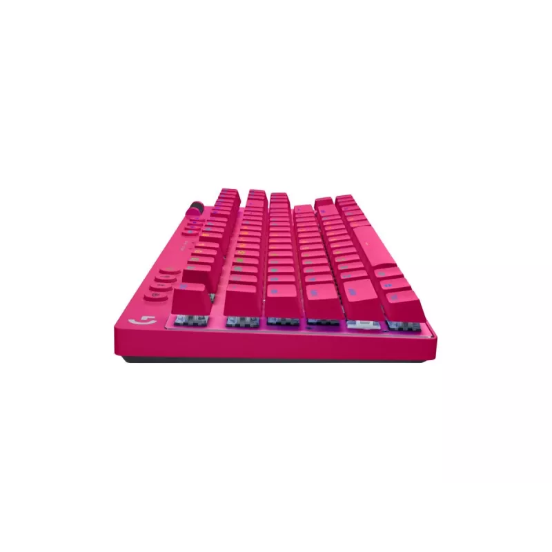 LOGITECH G Pro X TKL Lightspeed klawiatura gamingowa - Bluetooth - Różowa US International taktylna