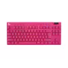 LOGITECH G Pro X TKL Lightspeed klawiatura gamingowa - Bluetooth - Różowa US International taktylna