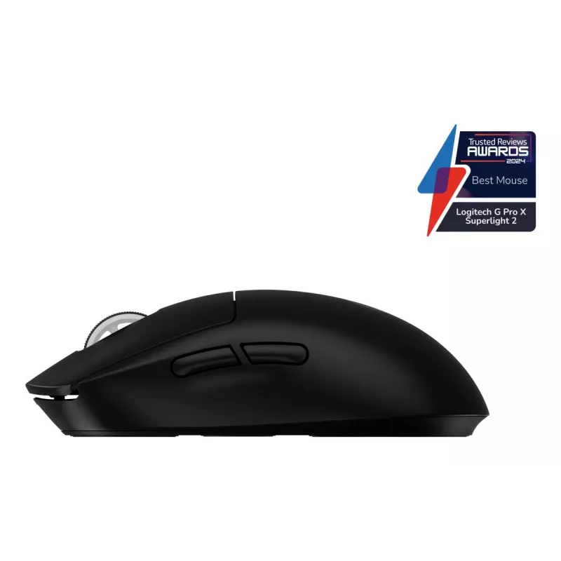 LOGITECH G Pro X Superlight 2 Lightspeed Mysz dla graczy Czarna 2.4GHz