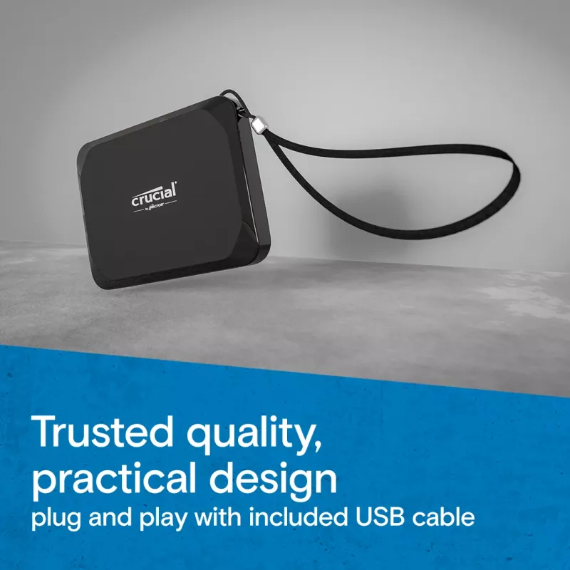 MICRON / CRUCIAL Dysk SSD przenośny - Crucial X9 - 1 TB - USB-C 3.2 Gen 2