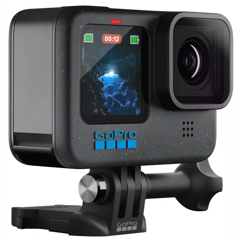 Kamera sportowa GoPro HERO12 Black — 5K Ultra HD, 240 kl./s, 27 MP CMOS, 177° FOV, LCD, MicroSD, Wi‑Fi