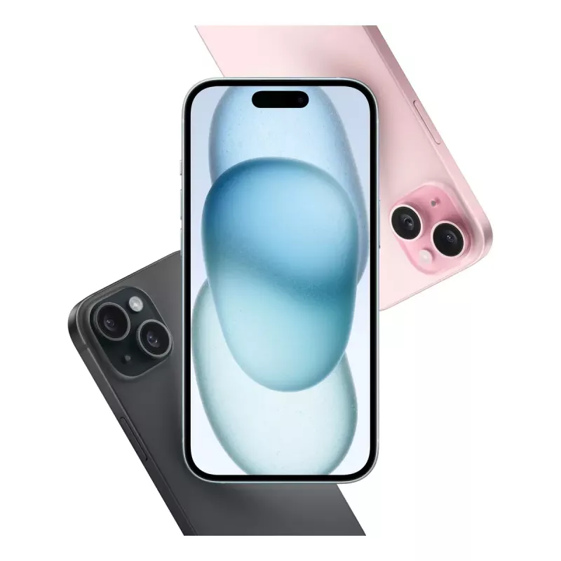 Smartfon Apple iPhone 15 6,1 cala 256GB Czarny