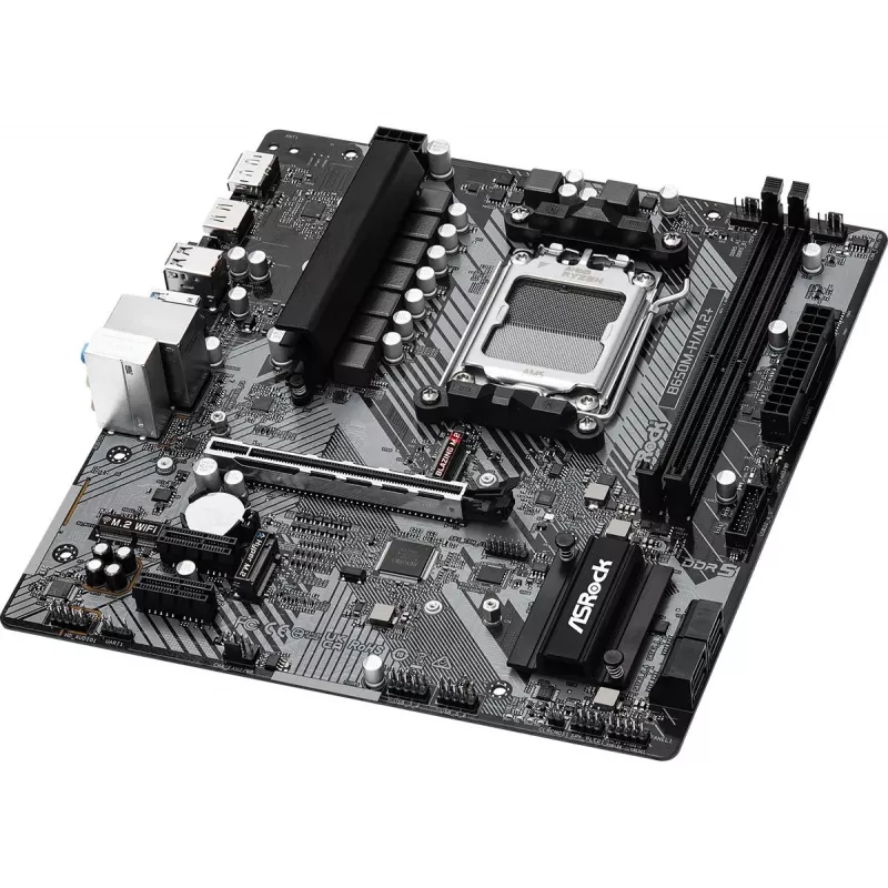Płyta główna ASRock B650M-H/M.2+ AM5 AMD B650 2 x DDR5 1 x HDMI 2.1 TMDS/FRL 8G kompatybilny 1 x DisplayPort 1.4 z DSC mATX