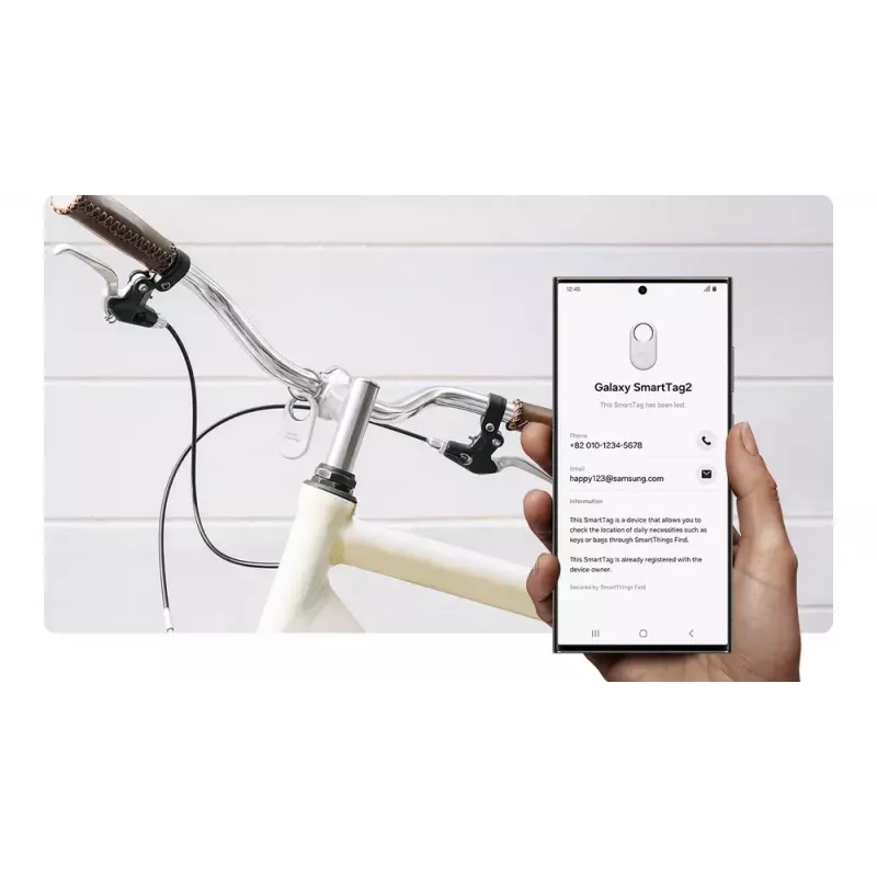 Bluetooth item finder Samsung Galaxy SmartTag2 biały