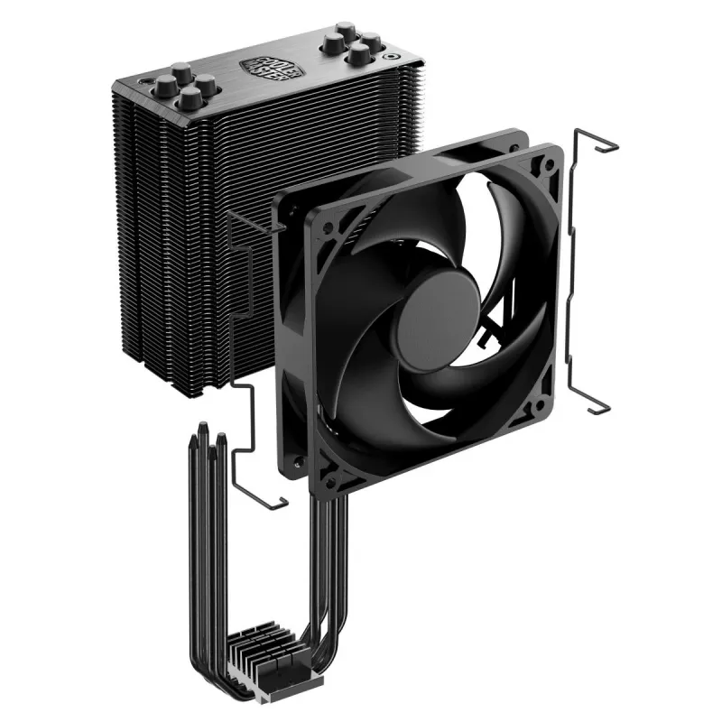 Chłodzenie powietrzne Cooler Master Hyper 212 Czarny wentylator 12 cm 690-2500 RPM