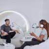 Interfejs audio Rode RodeCaster Duo biały — 2-kanałowa konsola podcastowa USB z mikserem i przedwzmacniaczami