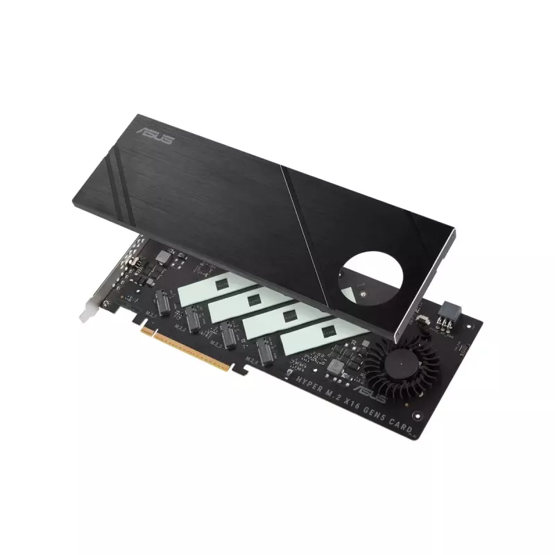 ASUS Hyper M.2 x16 Gen5 Card PCIe 5.0 adapter M.2 z aktywnym chłodzeniem