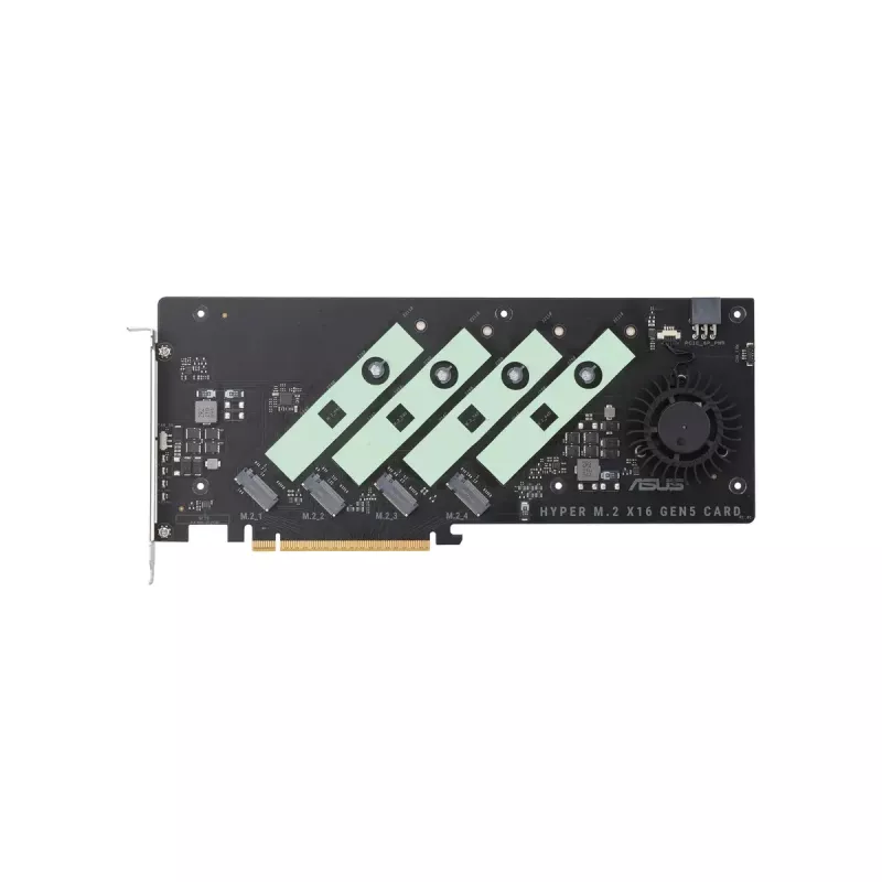 ASUS Hyper M.2 x16 Gen5 Card PCIe 5.0 adapter M.2 z aktywnym chłodzeniem