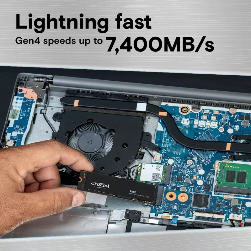 MICRON / CRUCIAL SSD - Crucial T500 - 2 TB - Pci-e Gen 4 x4 - M.2 2280