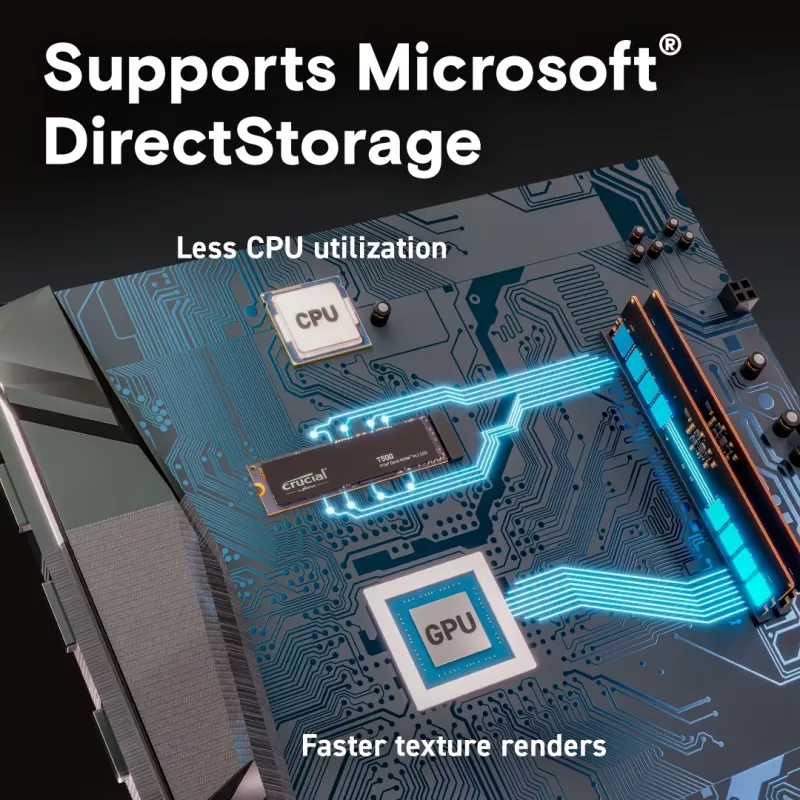 MICRON / CRUCIAL SSD - Crucial T500 - 2 TB - Pci-e Gen 4 x4 - M.2 2280