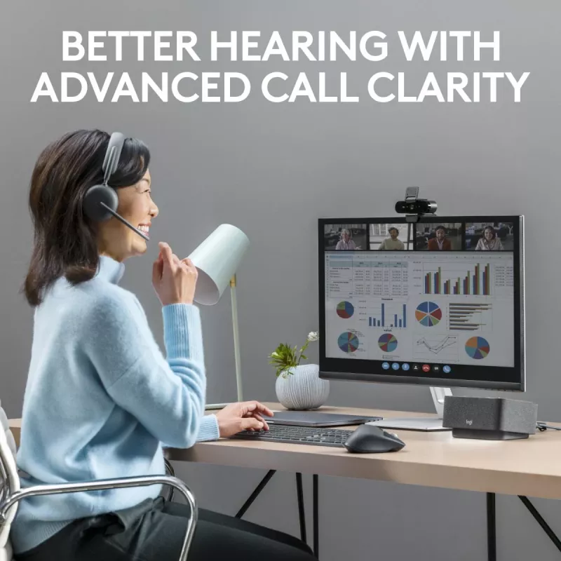 LOGITECH Headset - Zone - Bezprzewodowy - Grafitowy