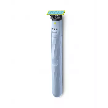 Golarka foliowa Philips Norelco OneBlade QP1324/20 — bezprzewodowa niebieska golarka foliowa, 30 min pracy, ładowanie USB, zmywalna, dopasowująca się do konturów