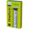 Golarka foliowa Philips Norelco OneBlade QP1324/20 — bezprzewodowa niebieska golarka foliowa, 30 min pracy, ładowanie USB, zmywalna, dopasowująca się do konturów