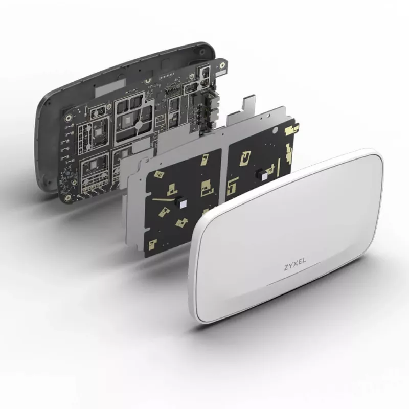 Zyxel WBE660S-EU0101F punkt dostępowy 11530 Mbit/s Szary Power over Ethernet (PoE)
