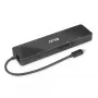 CLUB3D USB3.2 Gen2 Type-C, 6-w-1 przenośna stacja dokująca z dwoma wyświetlaczami i USB Type-C Video 4K60Hz