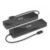 CLUB3D USB3.2 Gen2 Type-C, 6-w-1 przenośna stacja dokująca z dwoma wyświetlaczami i USB Type-C Video 4K60Hz