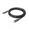 CLUB3D USB4 Gen3x2 Type-C kabel dwukierunkowy 8K60Hz lub 4K120Hz, dane 40Gbps, PD 240W(48V/5A) EPR M/M 3m / 9.84ft