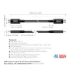 CLUB3D USB4 Gen3x2 Type-C kabel dwukierunkowy 8K60Hz lub 4K120Hz, dane 40Gbps, PD 240W(48V/5A) EPR M/M 3m / 9.84ft