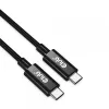 CLUB3D USB4 Gen3x2 Type-C kabel dwukierunkowy 8K60Hz lub 4K120Hz, dane 40Gbps, PD 240W(48V/5A) EPR M/M 3m / 9.84ft
