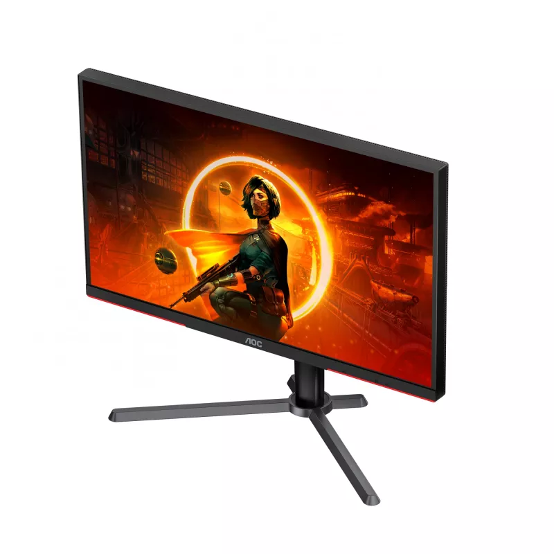 Monitor komputerowy AOC G3 Q27G3XMN/BK 68.6 cm (27 cali) 2560 x 1440 pikseli 2K Ultra HD LED Czarny, Czerwony