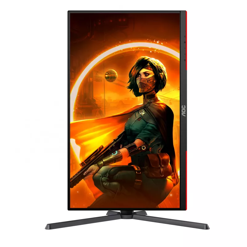 Monitor komputerowy AOC G3 Q27G3XMN/BK 68.6 cm (27 cali) 2560 x 1440 pikseli 2K Ultra HD LED Czarny, Czerwony
