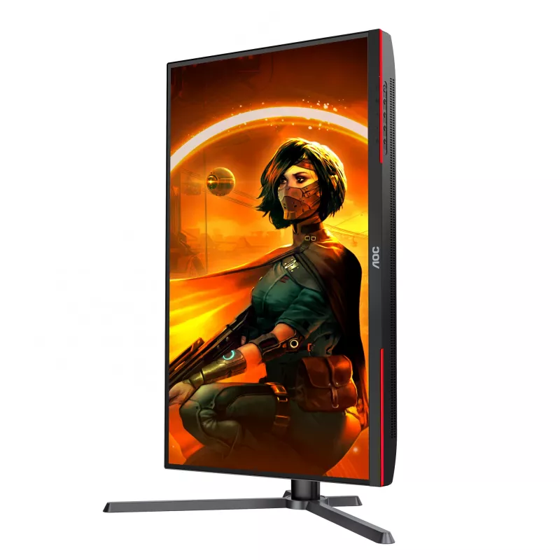 Monitor komputerowy AOC G3 Q27G3XMN/BK 68.6 cm (27 cali) 2560 x 1440 pikseli 2K Ultra HD LED Czarny, Czerwony