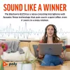 HP Poly Czarnywire 8225 Stereofoniczny zestaw słuchawkowy USB-C z certyfikatem Microsoft Teams + adapter USB-C/A