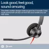 HP Poly Czarnywire 3320 Stereo Microsoft Teams Certified USB-C Headset +USB-C/A Adapter