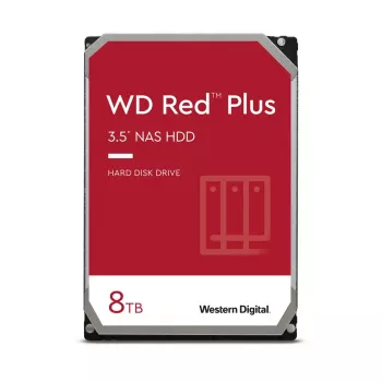 Dysk twardy WESTERN DIGITAL - WD czerwony Plus WD80EFPX - 8TB - SATA 6Gb/s - 3,5 inch - 5640 RPM - 256MB pamięci podręcznej