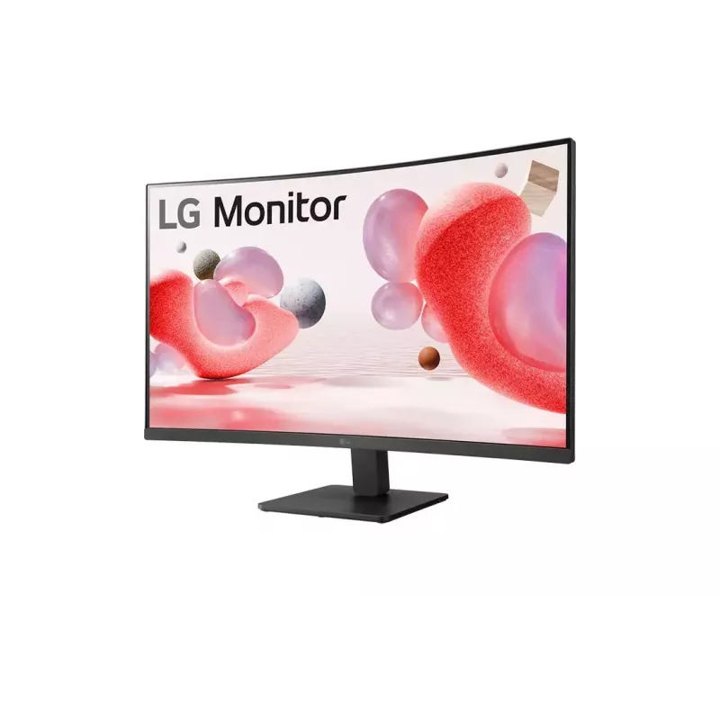 Monitor LG 32MR50C-B, 31,5 cala Full HD (1920 x 1080), zakrzywiony panel VA, 5 ms, 250 cd/m², kontrast 3000:1, kąty widzenia 178°, czarny