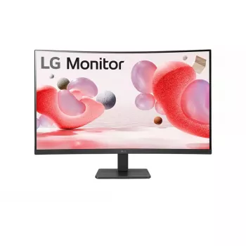Monitor LG 32MR50C-B, 31,5 cala Full HD (1920 x 1080), zakrzywiony panel VA, 5 ms, 250 cd/m², kontrast 3000:1, kąty widzenia 178°, czarny