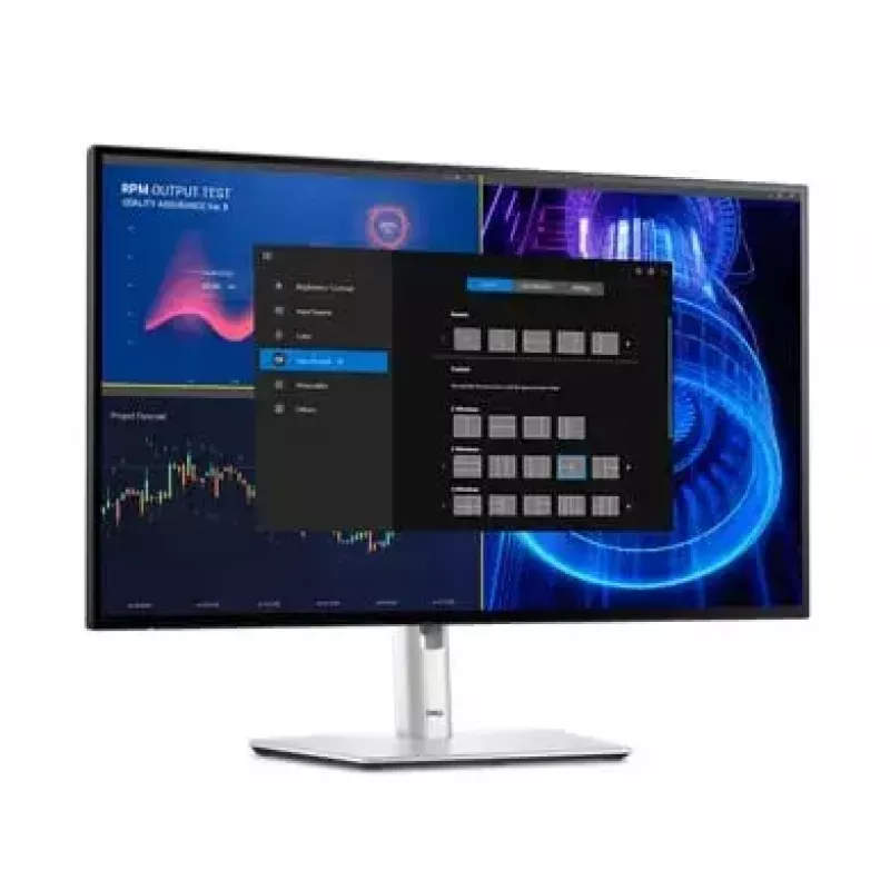 Monitor komputerowy DELL UltraSharp U2724DE 68,6 cm (27 cali) 2560 x 1440 pikseli Quad HD LCD Czarny, Srebrny