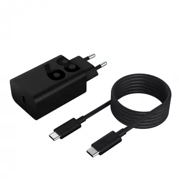 Ładowarka sieciowa Lenovo ZG38C05739, 68 W, USB-C PD, 1 port, czarna, zasilana z sieci