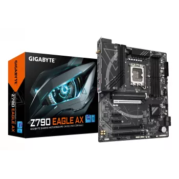 Płyta główna GIGABYTE Z790 EAGLE AX — Intel LGA1700 ATX, Z790, DDR5, 4x DIMM, Wi‑Fi 6E, 2.5Gb LAN