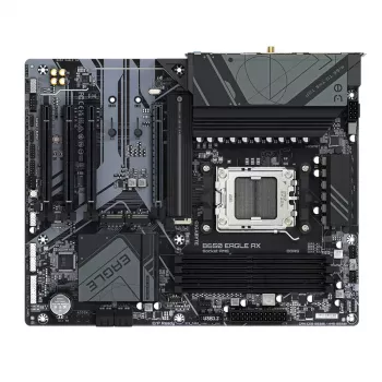 Płyta główna GIGABYTE B650 EAGLE AX ATX, chipset AMD B650, Socket AM5, DDR5, 4x DIMM, 256GB, Wi‑Fi 6E, Bluetooth 5.3