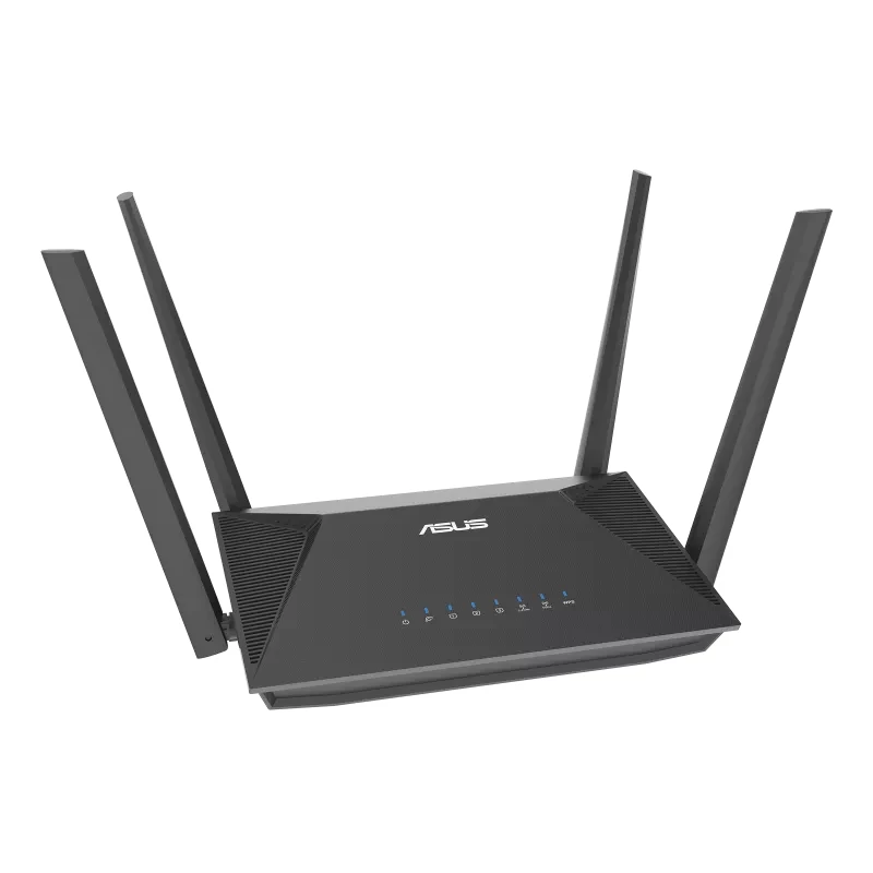 ASUS RT-AX52 AX1800 AiMesh router bezprzewodowy Gigabit Ethernet Dwuzakresowy (2,4 GHz / 5 GHz) Czarny