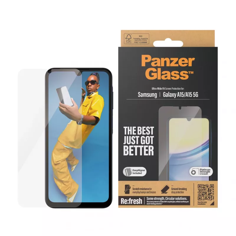 PanzerGlass 7349 osłona ekranu/tyłu telefonu komórkowego Przezroczysta osłona ekranu Samsung 1 szt.