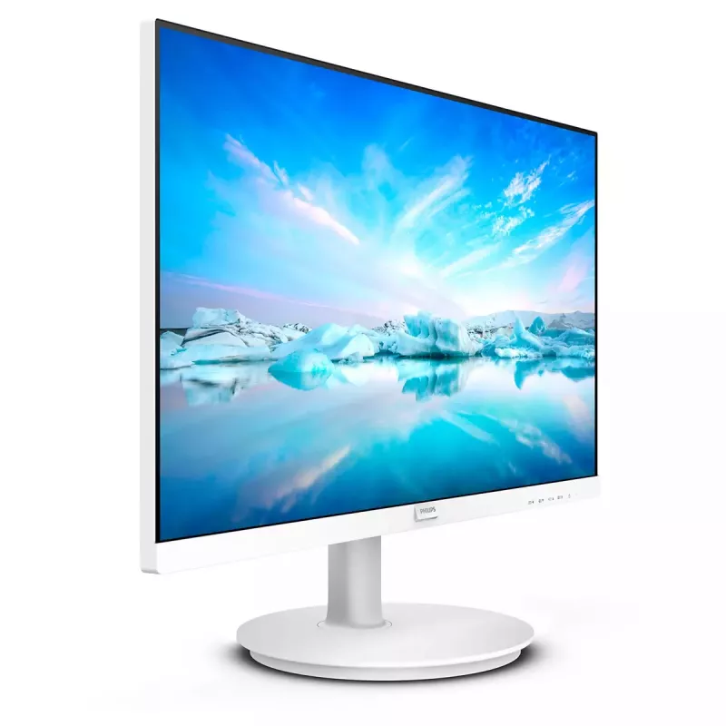 Philips V Line 241V8AW/00 monitor komputerowy 60,5 cm (23,8 cala) 1920 x 1080 pikseli Full HD LCD Biały