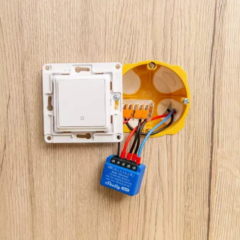 Przełącznik inteligentny Shelly 1 Mini Gen3 1P Bezprzewodowy 110-240V